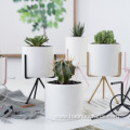 simple wrought iron living room creative flower pot